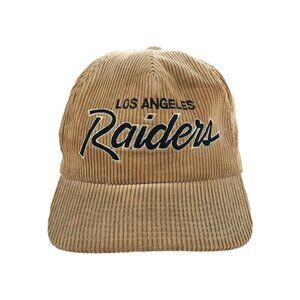 VINTAGE SPORTS SPECIALTIES LA RAIDERS SNAPBACK HAT CORDUROY LOS ANGELES OAKLAND